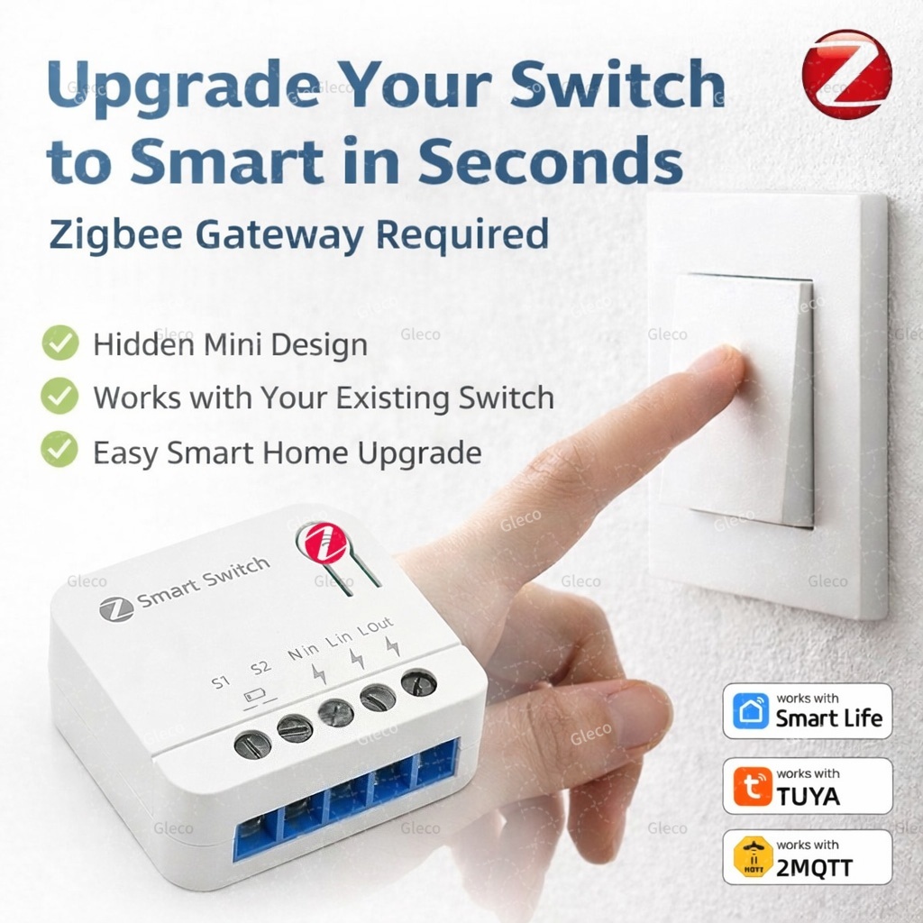 Diy Home Automation Hub - Module d'interrupteur intelligent ZigBee Tuya Mini
