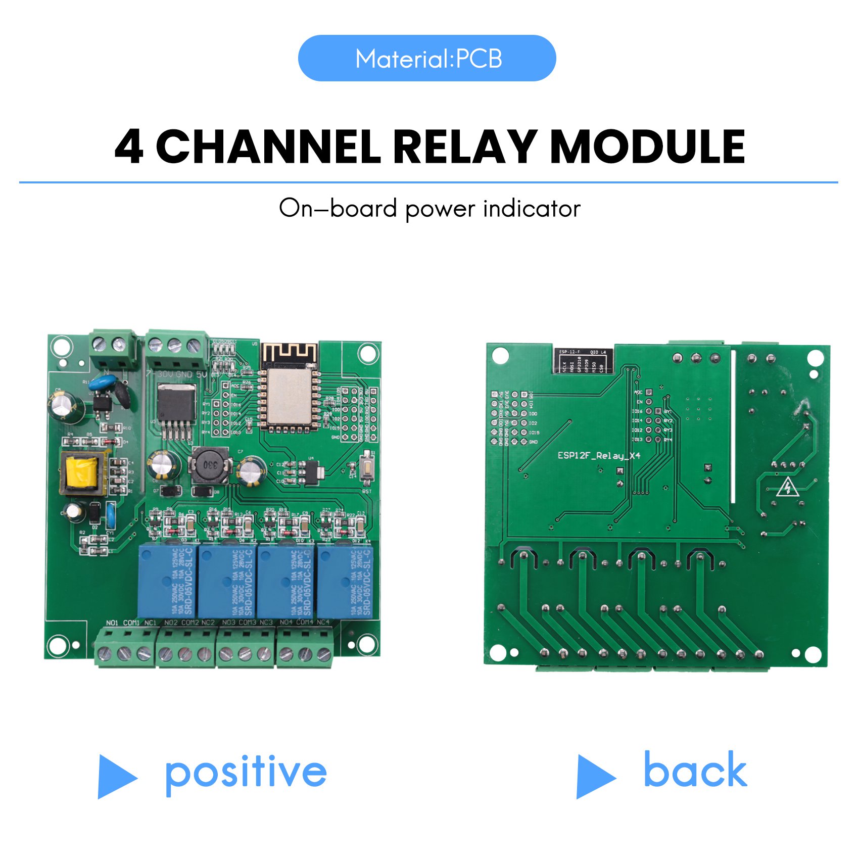 Relay 8 Channel Board - SCLS ESP8266 Module de relais WIFI
