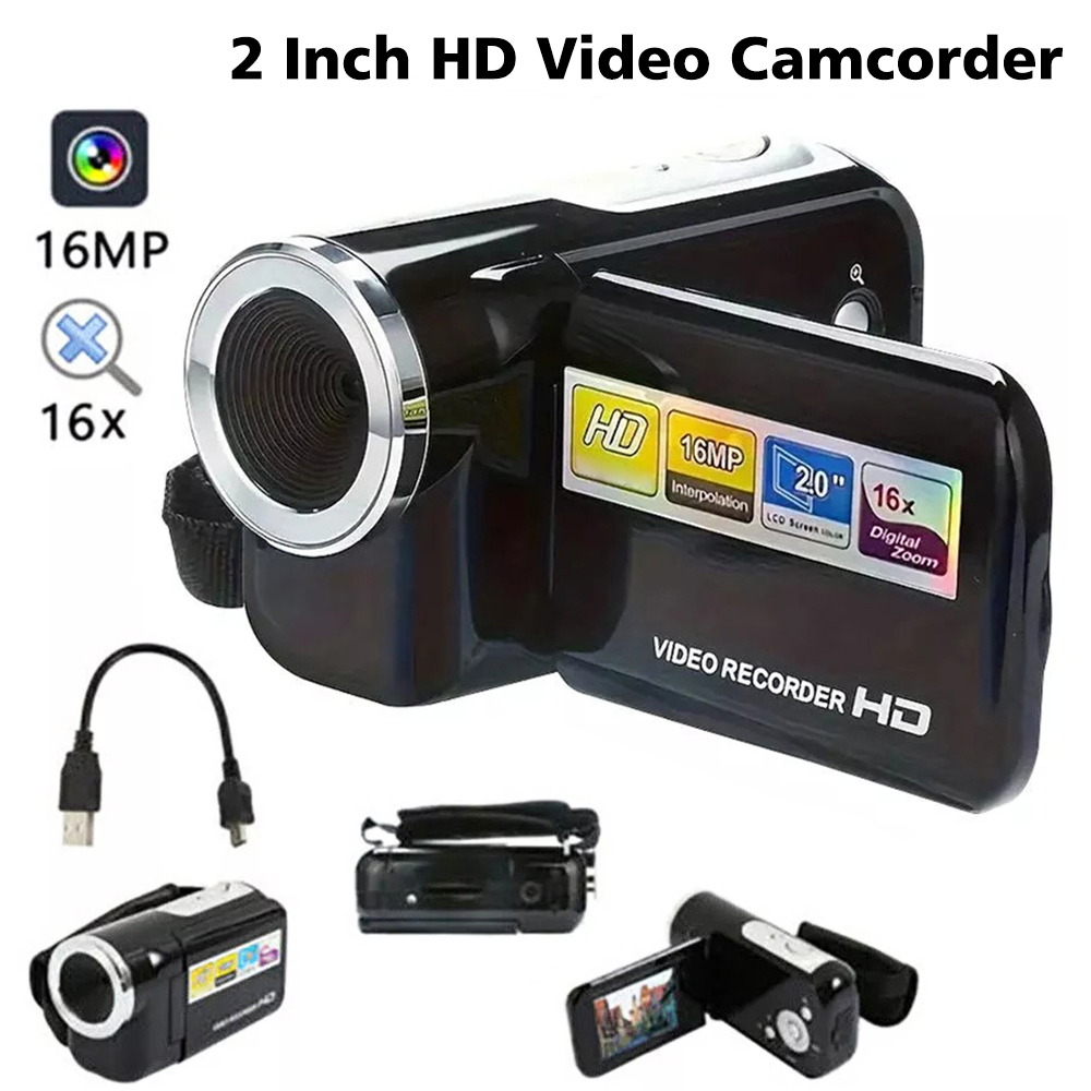 Home Assistant Sd - Caméra numérique 1080P 16MP, caméscope à