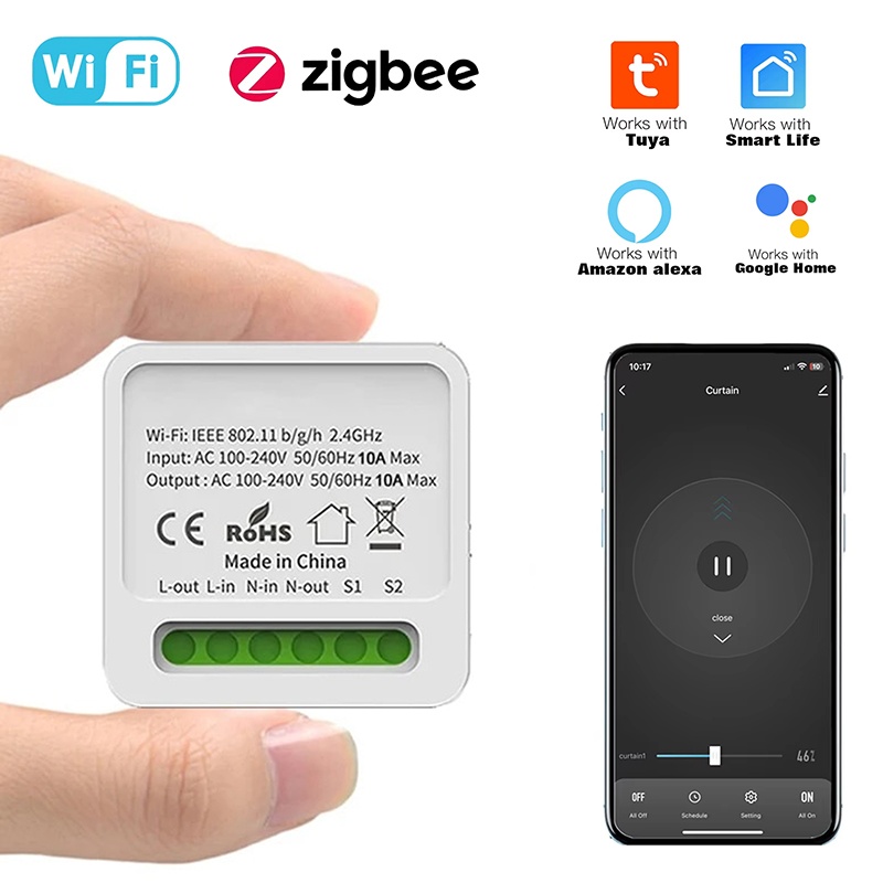 Tuya 16A Mini Wifi commutateur - Diy Home Automation Controller avis et prix