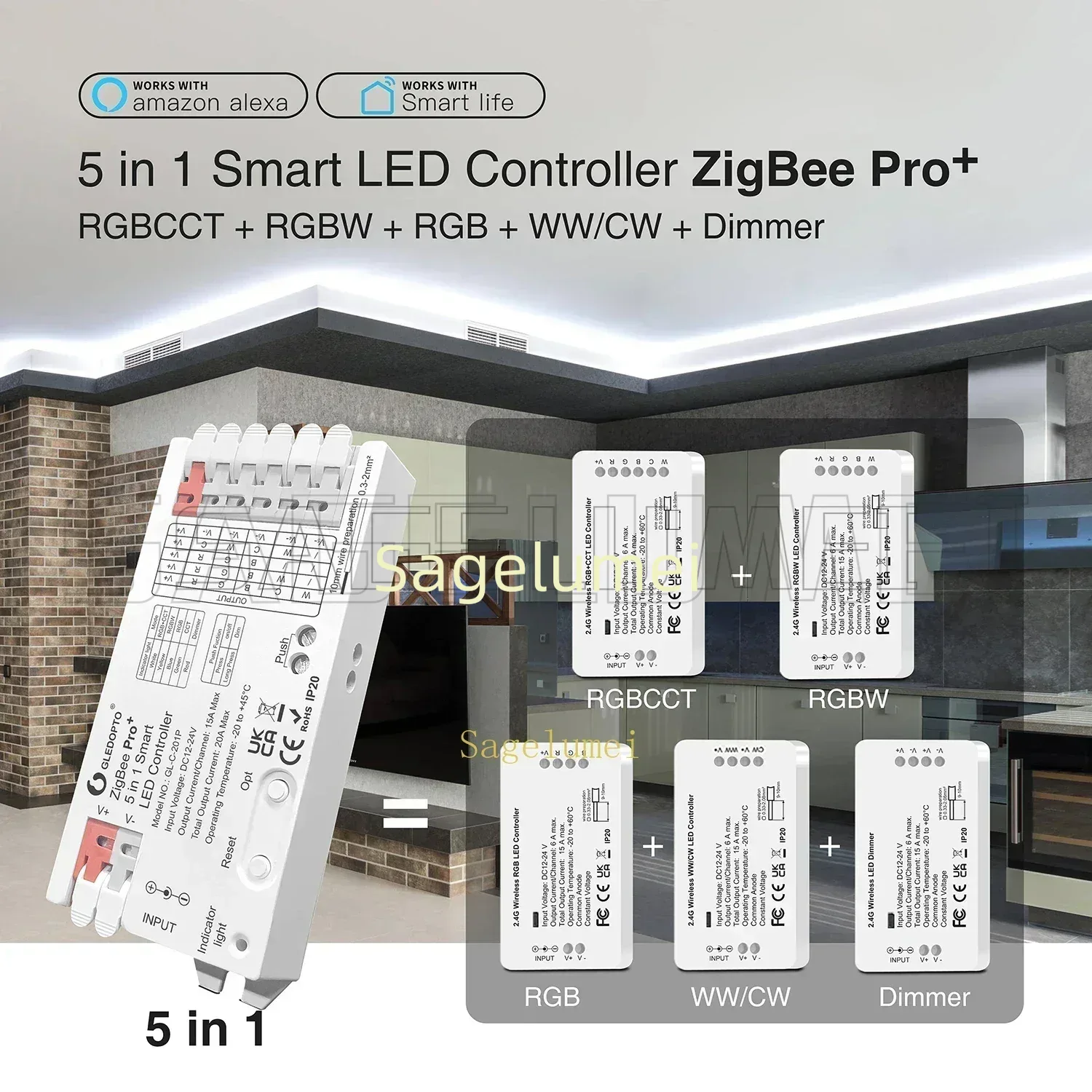 GLEDOPTO GL-C-201P/202P/203/60 - Zigbee Coordinator Stick avis et prix