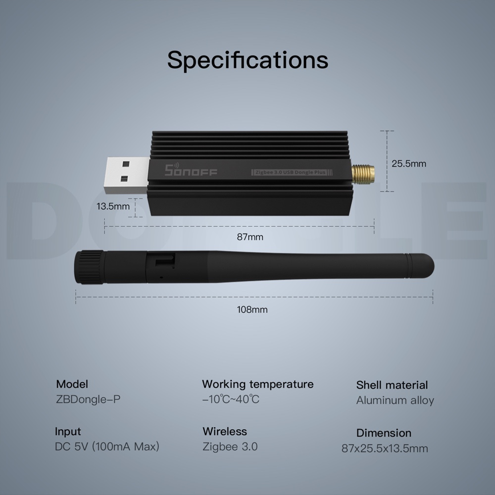 Passerelle Zigbee SONOFF 3.0 Z - Zigbee Coordinator Stick avis et prix