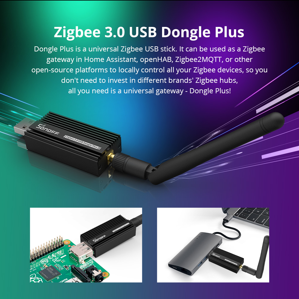 SONOFF Zigbee 3.0 USB Dongle P - Zigbee Coordinator Stick avis et prix