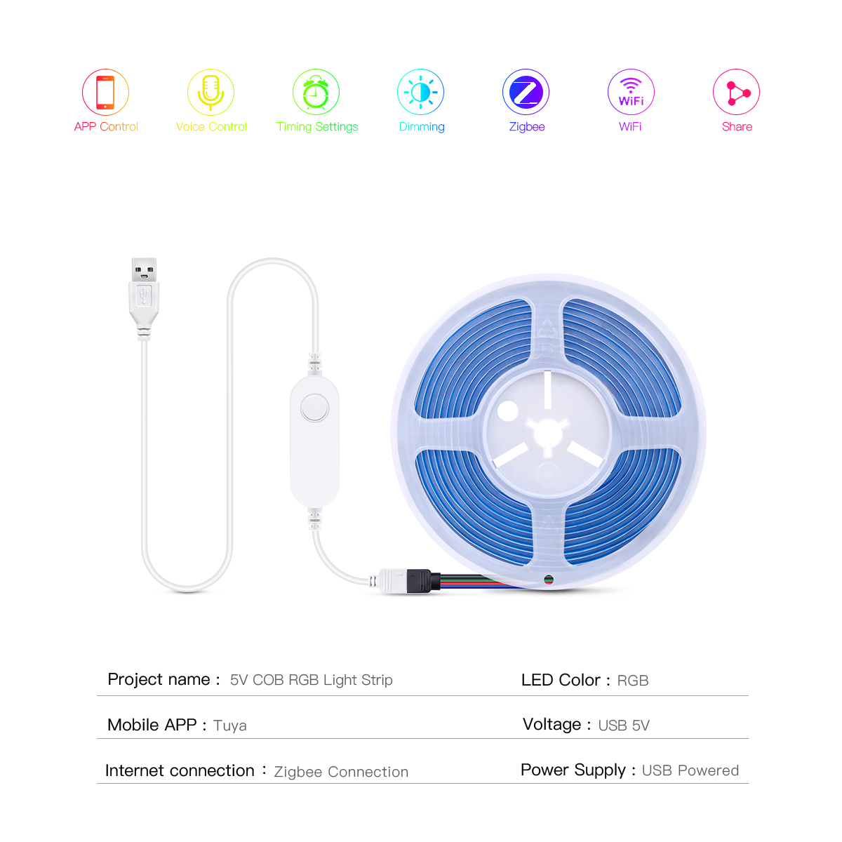 Bande LED ZigBee intelligente  - Zigbee Coordinator Stick avis et prix