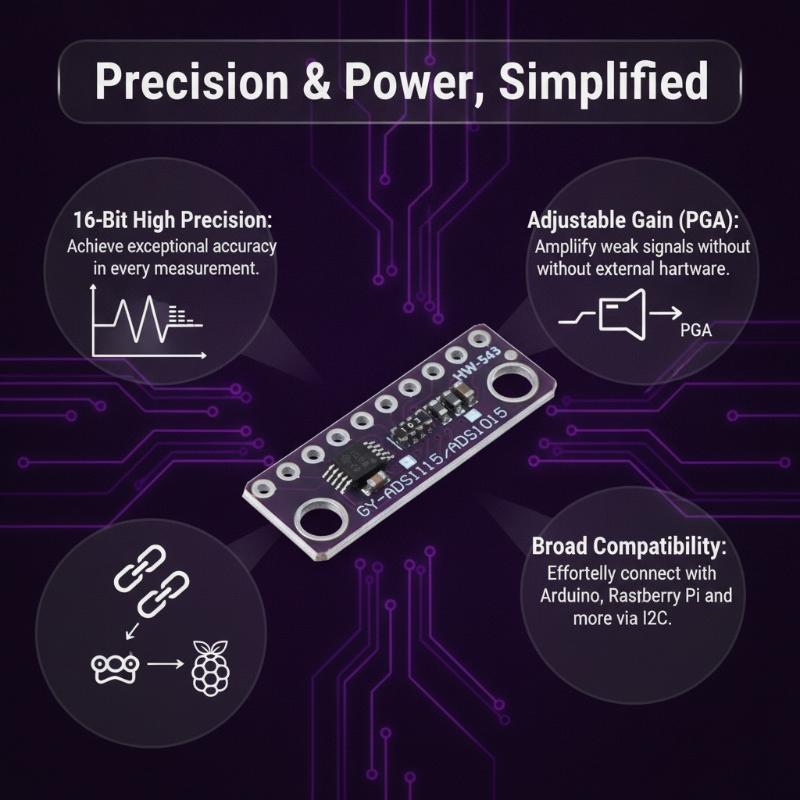 Module ADC 16 bits à gain régl - Diy Home Automation System avis et prix